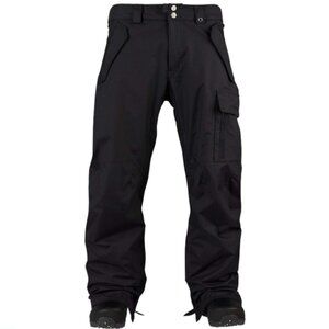 Burton DryRide Covert Insulated Snowboard Pants Size Medium True Black NWOT